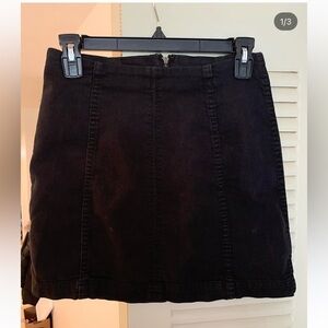 Free People Modern Femme Denim Miniskirt